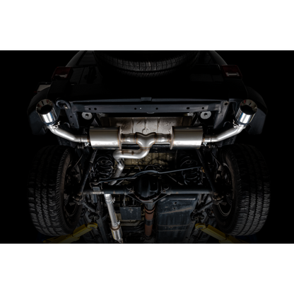 AWE Tuning 07-18 Jeep Wrangler JK/JKU 3.6L Tread Edition Axle-Back Dual Exhaust - Chrome Silver Tips