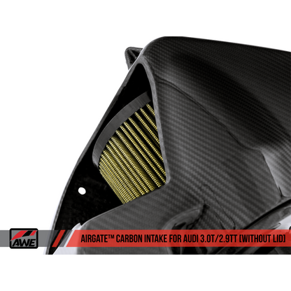 AWE Tuning Audi B9/B9.5 S4/S5/RS5 3.0T Carbon Fiber AirGate Intake w/ Lid