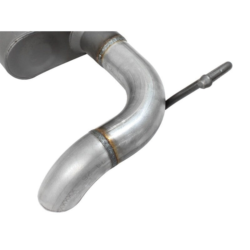 aFe Scorpion Exhaust System Axle Back Aluminized Hi-Tuck 07-17 Jeep Wrangler JK V6 3.6/3.8L
