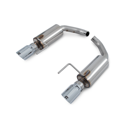 AWE Tuning S550 Mustang EcoBoost Axle-back Exhaust - Touring Edition (Chrome Silver Tips)