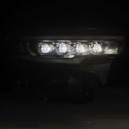 AlphaRex 25-26 Dodge Ram 1500 NOVA LED Proj Headlights- Black w/Activ Lit/ Seq Signal/Switchbk DRL