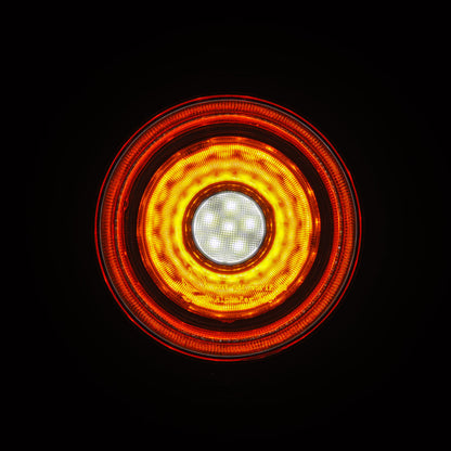 AlphaRex 10-15 Ferrari 458 NOVA-Series Prismatic LED Tail Lights Red Clear