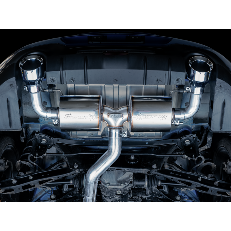 AWE Tuning Subaru BRZ/ Toyota GR86/ Toyota 86 Touring Edition Cat-Back Exhaust- Chrome Silver Tips