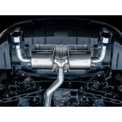 AWE Tuning Subaru BRZ/ Toyota GR86/ Toyota 86 Touring Edition Cat-Back Exhaust- Chrome Silver Tips