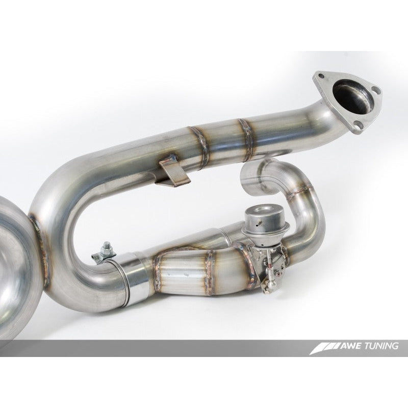 AWE Tuning Porsche 991 SwitchPath Exhaust for PSE Cars Chrome Silver Tips