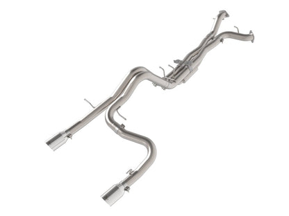 aFe 22-26 Ford Bronco V6 3.0L (tt) Vulcan Series 3in 304SS Cat-Back Exhaust System w/ Polished Tips