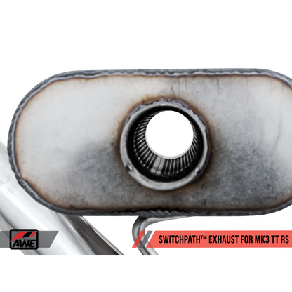 AWE Tuning SwitchPath Exhaust with Diamond Black RS-Style Tips - 18-19 Audi TTRS