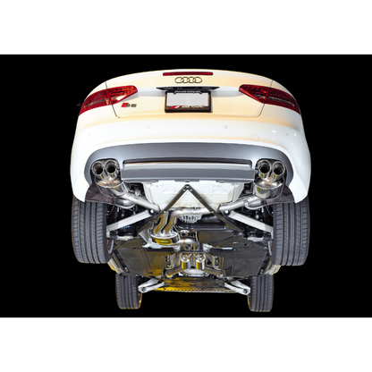 AWE Tuning Audi B8 / B8.5 S5 Cabrio Touring Edition Exhaust - Non-Resonated - Chrome Silver Tips