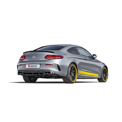 Akrapovič Evolution Line Catback Exhaust System (Titanium) & Link Pipe Set w/Carbon Tips - 2015-2021 Mercedes-Benz C63 AMG Coupe