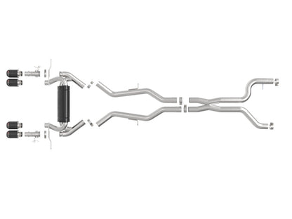 aFe 23-25 BMW M2 L6-3.0L (G87) MACH Force-Xp Cat-Back Exhaust w/ Carbon Fiber Tip