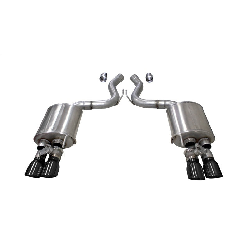 Corsa 2018+ Ford Mustang GT Fastback 5.0L 3in Sport Axle-Back Exhaust w/ 4in Black Tips