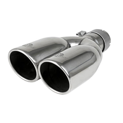 aFe Vulcan Series 2.5in 304 SS Axle-Back Exhaust Polished 07-18 Jeep Wrangler (JK) V6-3.6/3.8L