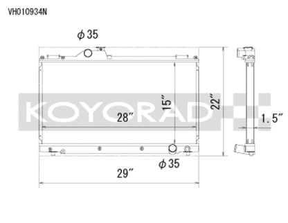 Koyorad 01 - 05 Lexus IS300 (w/ Manual Transmission) Racing Radiator Radiators Koyo