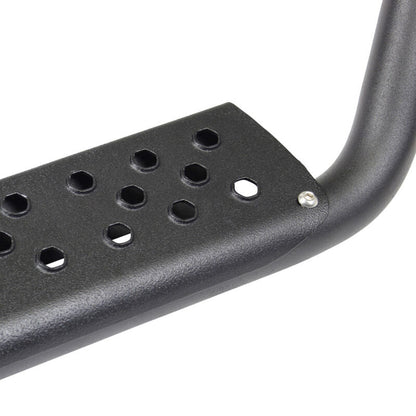 Go Rhino Dominator Extreme D6 SideSteps - Tex Blk - 4in Drop Down Steps (Pair)