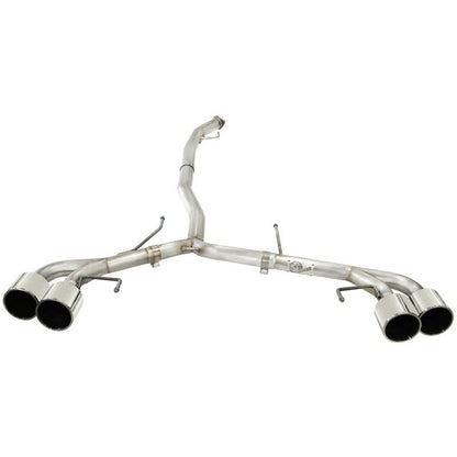 aFe Takeda 3in SS Exhaust Cat-Back 09-14 Nissan GTR V6 3.8L Polished Tips