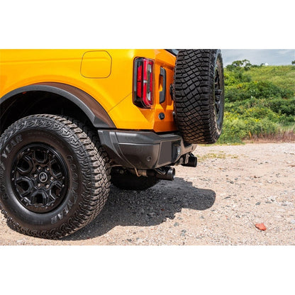 Corsa 21-22 Ford Bronco 2.7L 2-Door 2.75in Cat-Back Dual Rear Exhaust w/4in Straight-Cut Polish Tips