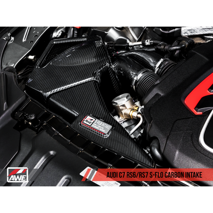 AWE Tuning Audi C7 RS6 / RS7 4.0T S-FLO Carbon Intake V2