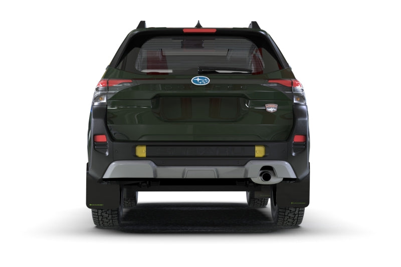 Rally Armor 2026 Subaru  Forester Wilderness Black UR Mud Flap w/Green Logo
