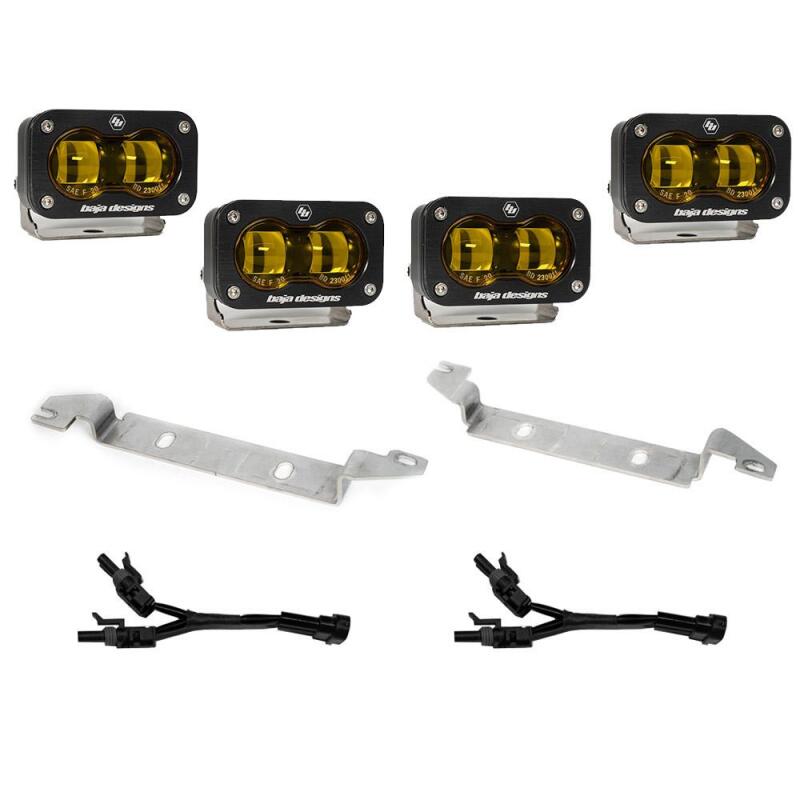 Baja Design 2024+ Toyota S2 SAE OEM Fog Light Replacement Kit - Amber - Fog Lights - Baja Designs