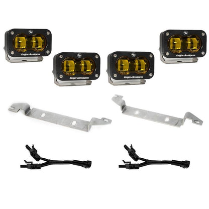 Baja Design 2024+ Toyota S2 SAE OEM Fog Light Replacement Kit - Amber - Fog Lights - Baja Designs