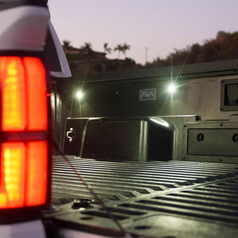 Baja Designs 05 - 24 Toyota Tacoma / 07 - 24 Toyota Tundra Bed Rail Cargo Light Kit - White - Lights Bed Rail - Baja Designs