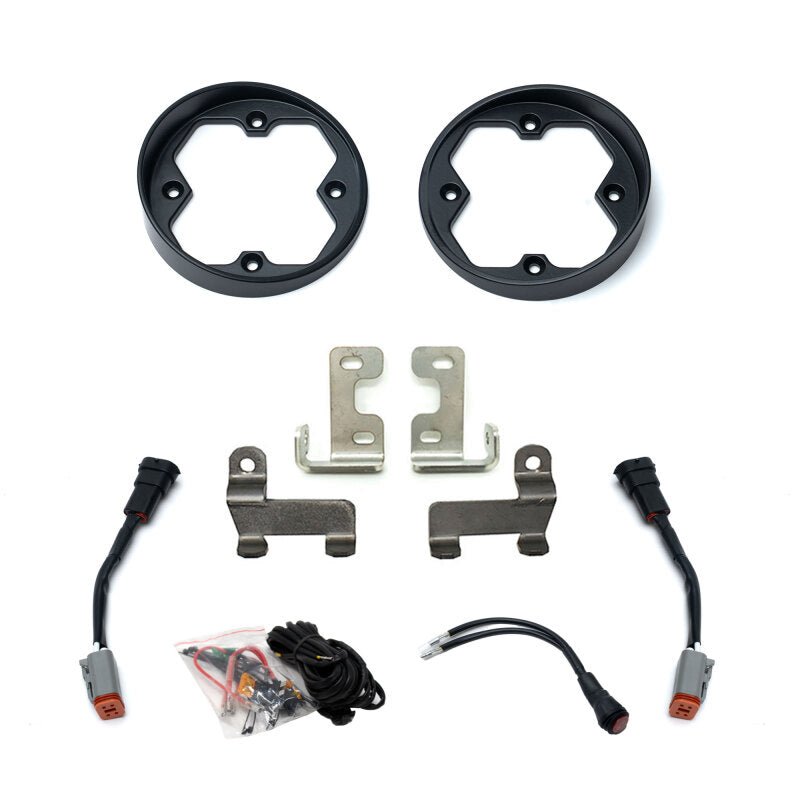 Baja Designs 12 - 23 Toyota Tacoma & 4Runner / 14 - 21 Tundra Squadron 2.0 Fog Pocket Kit (No Lights) - Fog Lights - Baja Designs