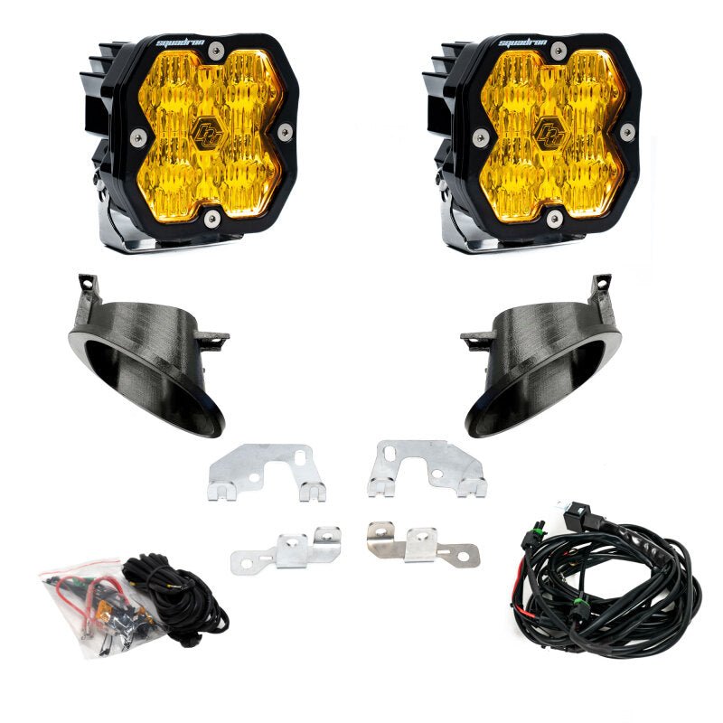 Baja Designs 14 - 18 Mercedes Sprinter Van 2500/3500 Squadron Sport 2.0 Fog Pkt Kit (WC) - Baja Amber - Fog Lights - Baja Designs