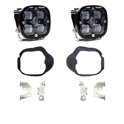 Baja Designs 14 - 18 Mercedes Sprinter Van Squadron SAE Fog Pocket Light Kit - Clear - Light Bars & Cubes - Baja Designs