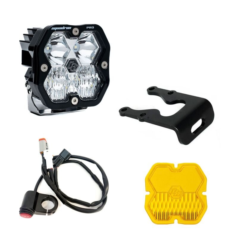 Baja Designs 18 - 24 Sur - Ron Light Bee X Squadron 2.0 Pro Headlight Kit (Driving/Combo) - Clear - Light Bars & Cubes - Baja Designs
