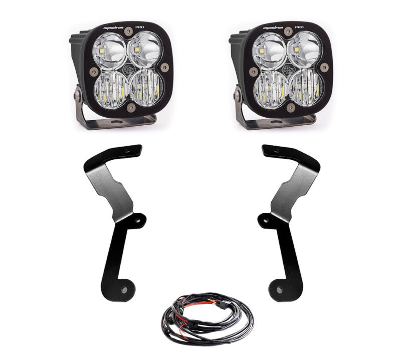 Baja Designs 19 - 22 GMC Sierra 1500 Squadron Pro A - Pillar Light Kit - Light Mounts - Baja Designs
