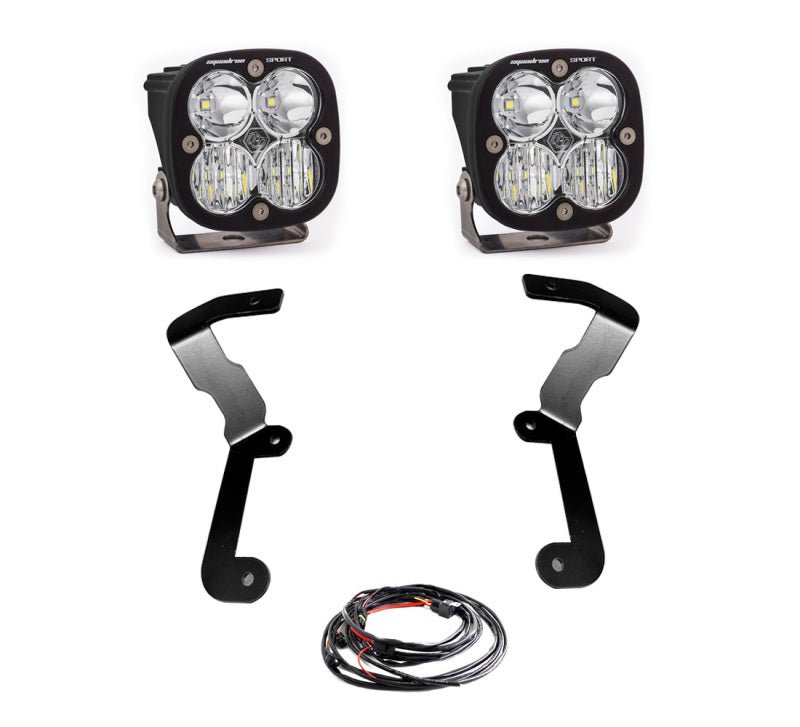 Baja Designs 19 - 22 GMC Sierra 1500 Squadron Sport A - Pillar Light Kit - Light Mounts - Baja Designs