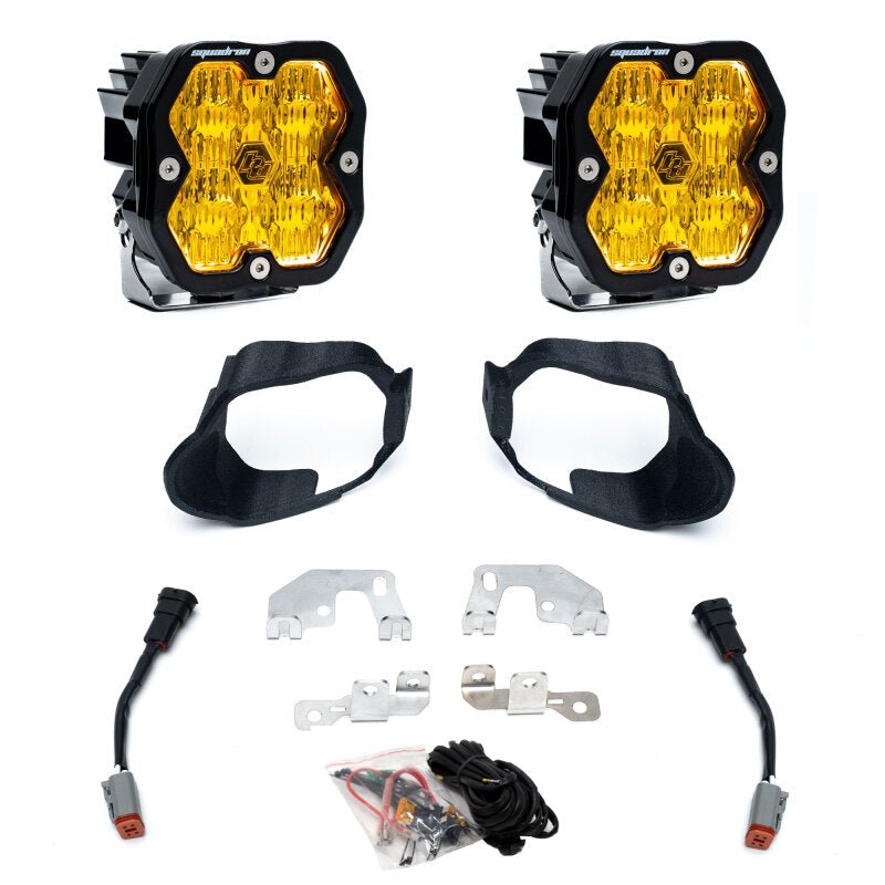 Baja Designs 19 - 24 Mercedes Sprinter 1500/2500/3500 Squadron Sport 2.0 Fog Pkt Kit (WC) - Baja Amber - Fog Lights - Baja Designs