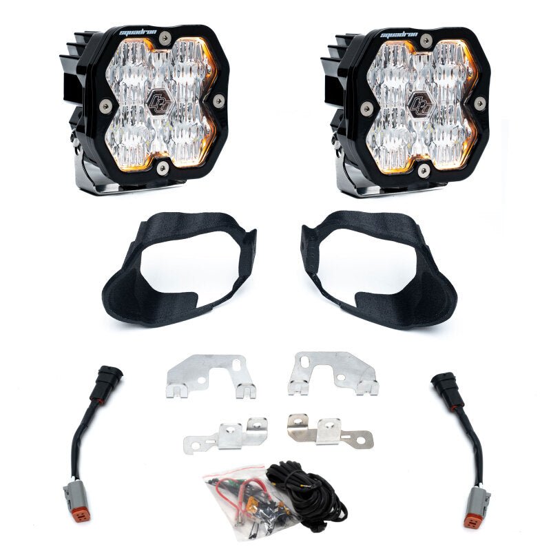 Baja Designs 19 - 24 Mercedes Sprinter 1500/2500/3500 Squadron Sport 2.0 Fog Pocket Kit (WC) - Clear - Fog Lights - Baja Designs