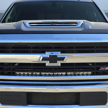 Baja Designs 2017 Chevreolet Silverado 2500/3500 HD 30in OnX6+ Grille Light Bar Kit - 5000K Daylight - Light Bars & Cubes - Baja Designs