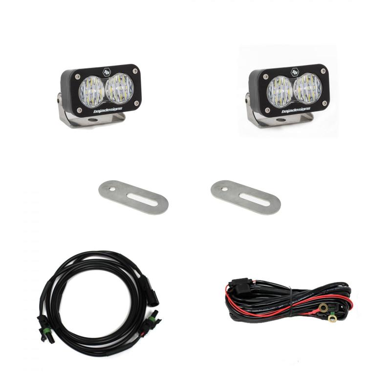 Baja Designs 2017+ Ford Super Duty S2 Sport Dual Reverse Kit - Light Bars & Cubes - Baja Designs