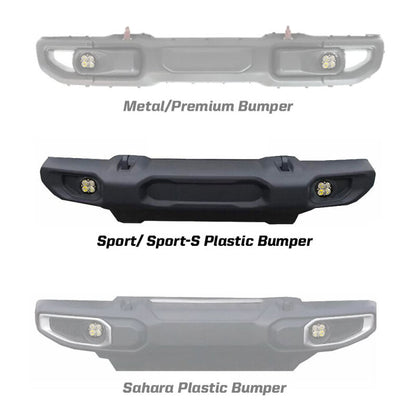 Baja Designs 2018 Wrangler JL Squadron Pro Series Fog Pocket Kit - Fog Lights - Baja Designs