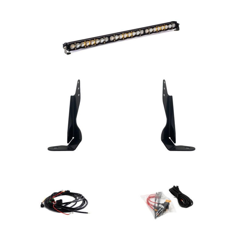 Baja Designs 2020+ GMC 2500/3500 30in Grille LED Light Bar Kit S8 Driving Combo - Light Bars & Cubes - Baja Designs