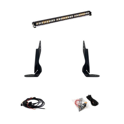 Baja Designs 2020+ GMC 2500/3500 30in Grille LED Light Bar Kit S8 Driving Combo - Light Bars & Cubes - Baja Designs
