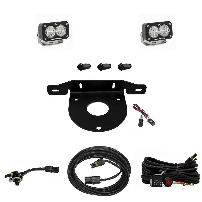 Baja Designs 2021+ Ford Bronco Dual S2 Sport W/C Reverse Kit - Light Bars & Cubes - Baja Designs