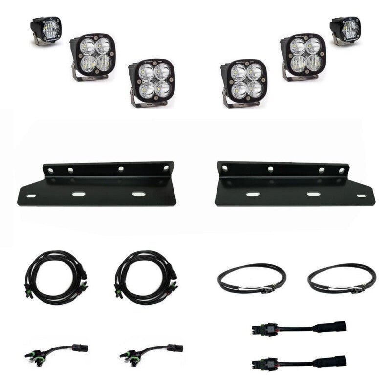 Baja Designs 2021+ Ford Raptor Aftermarket Pro Fog Pocket Kit - Fog Lights - Baja Designs