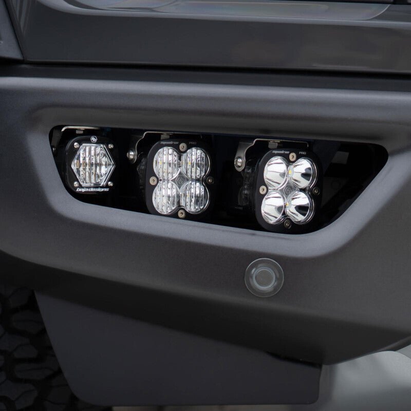 Baja Designs 2021+ Ford Raptor Aftermarket Pro Fog Pocket Kit - Fog Lights - Baja Designs