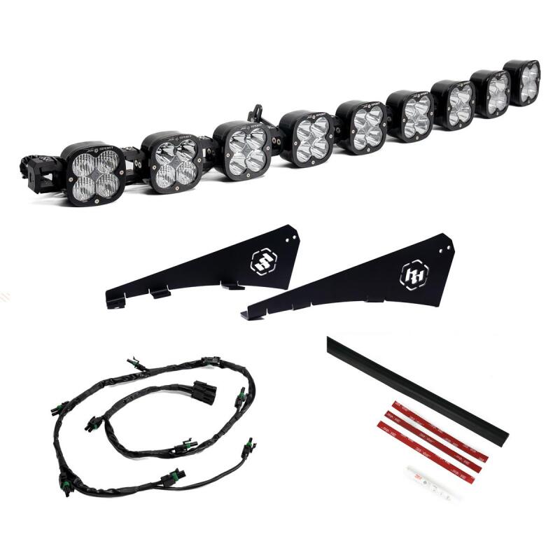 Baja Designs 2022+ Toyota Tundra 9XL Linkable Roof Kit - Light Mounts - Baja Designs