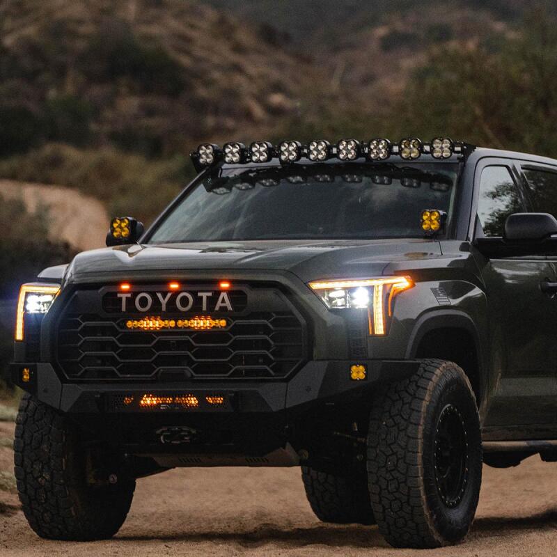 Baja Designs 2022+ Toyota Tundra 9XL Linkable Roof Kit - Light Mounts - Baja Designs