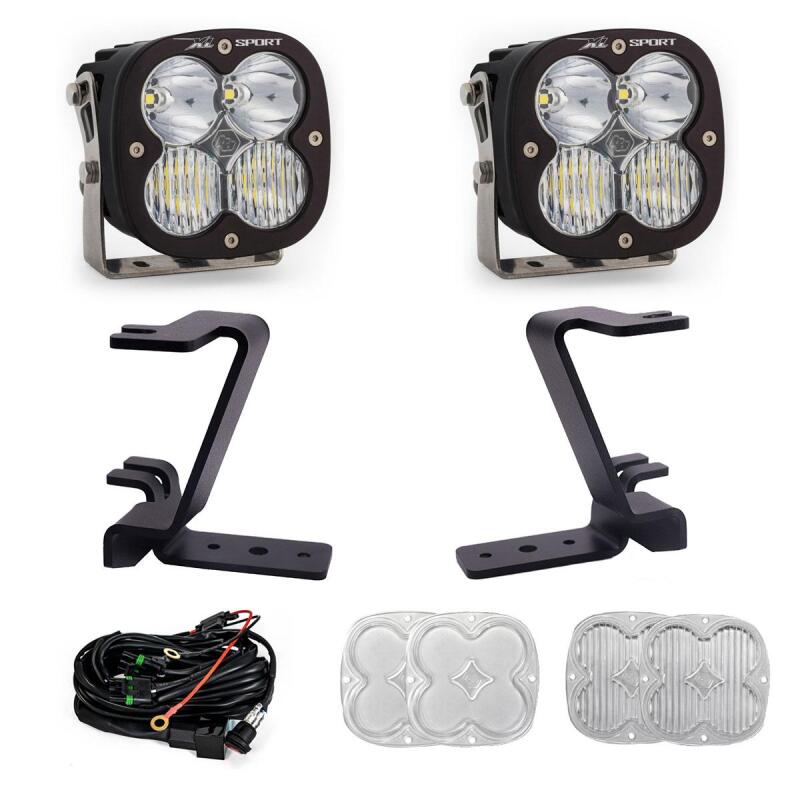 Baja Designs 2023+ Ford F - 250/350 Super Duty XL Sport A - Pillar Light Kit - Light Bars & Cubes - Baja Designs