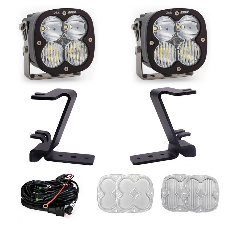 Baja Designs 2023+ Ford F - 250/350 Super Duty XL80 A - Pillar Light Kit - Light Bars & Cubes - Baja Designs