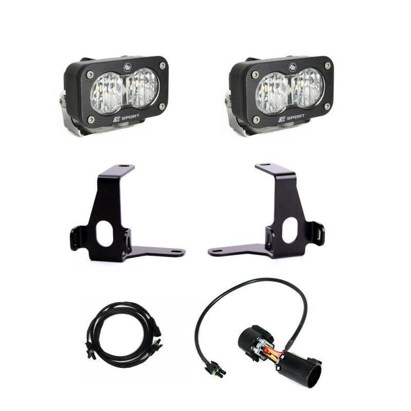 Baja Designs 2024+ Toyota Tacoma S2 Sport Reverse Kit w/ Plug and Play Harness - Light Bars & Cubes - Baja Designs