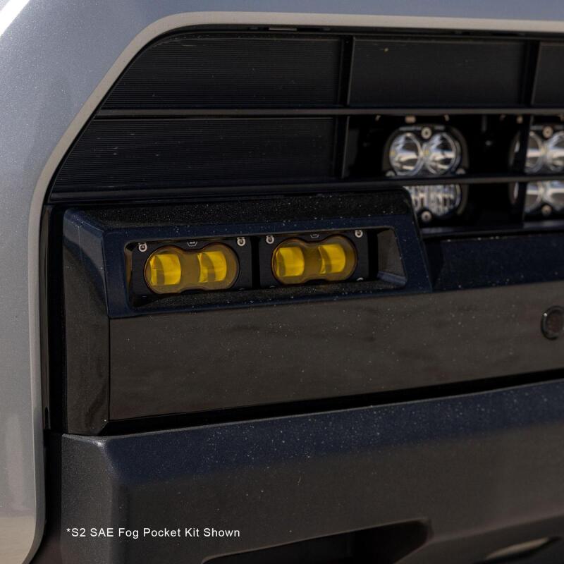 Baja Designs 2025 Toyota 4Runner S2 Sport Fog Pocket Light Kit - Amber - Light Bars & Cubes - Baja Designs