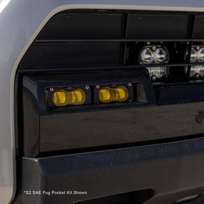 Baja Designs 2025 Toyota 4Runner S2 Sport Fog Pocket Light Kit - Amber - Light Bars & Cubes - Baja Designs