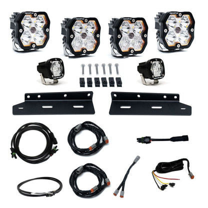 Baja Designs 21 - 25 Ford Raptor Squadron Sport 2.0 Fog Pocket Kit (Multi Patterns) - Clear - Fog Lights - Baja Designs
