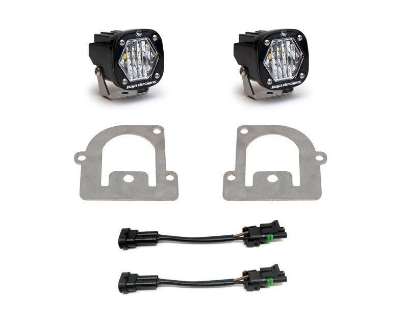 Baja Designs 21+ Ford Bronco Sport S1 WC LED Fog Pocket Light Kit - Clear - Fog Lights - Baja Designs